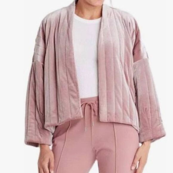 NWOT a new day dusty rose velvet jacket OS - Picture 1 of 11